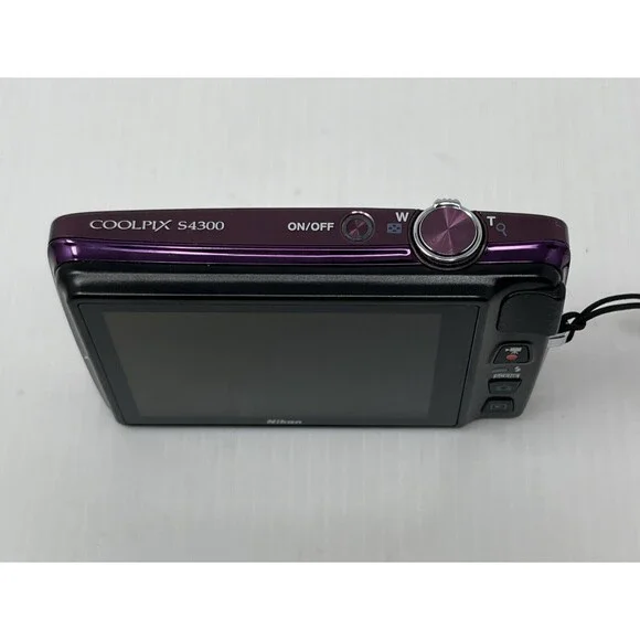 Nikon COOLPIX S4300 Plum Digital Camera Touch Screen‎ + Battery & Charger TESTED - Picture 11 of 15